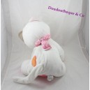 Plüsch Katze NOUKIE Celia Iris und Babette weiß rosa 40 cm