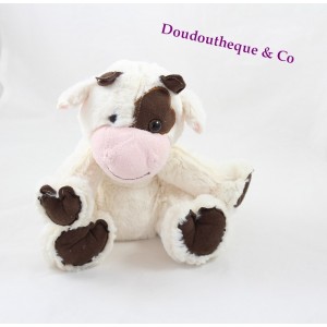 Plush cow Yvette the small Mary White Brown 20 cm