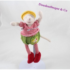 Doudou rattle mouse MOULIN ROTY Balthazar and Valentine Bell 20 cm