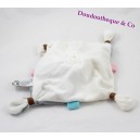 Tragen Sie flache Doudou DODO Liebe MGM grau weiße Dodonours 4 Knoten 20 cm