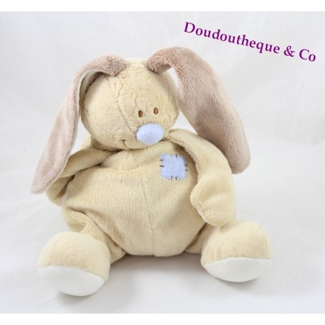 Plush musical Bloupi rabbit beige blue JOLLYBABY 27 cm Plush musical Bloupi rabbit beige blue JOLLYBABY 27 cm