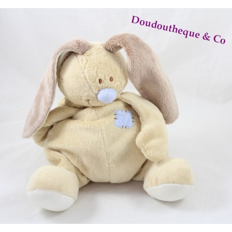 Plush musical Bloupi rabbit beige blue JOLLYBABY 27 cm