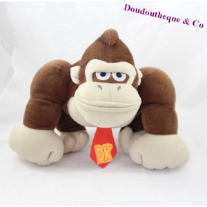 Plush monkey MARIO PARTY Nintendo Donkey Kong Brown 26 cm