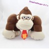 Peluche singe MARIO PARTY Nintendo Donkey Kong marron 26 cm
