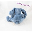 Doudou rabbit blue DPAM sitting of the same to the same 22 cm