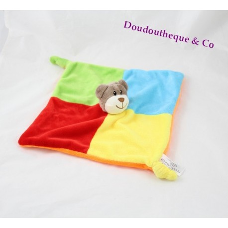 Doudou flachen tragen ZEEMAN quadratisch grün blau gelb rot orange Doudou flachen tragen ZEEMAN quadratisch grün blau gelb rot orange