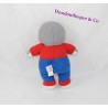 Plush you Charlie NATHAN red and blue nose orange 19 cm