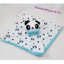 Flat cuddly toy panda KIMADI bow blue 24 cm