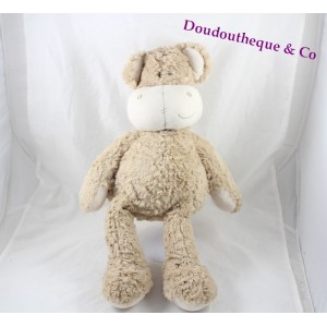 Peluche singe MAMAS & PAPAS Pudding Monkey beige 40 cm