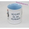 Mug relief Droopy AVENUE OF THE STARS Defense of depress me 10 cm