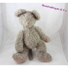 Plush mouse MOULIN ROTY Papa Mouse gray and beige coat Zephyr 42 cm