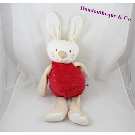 La gama pijama Bunny espiral rojo candy CANE 44 cm