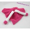 Nocciola OBAÏBI bianco piatto coniglio rosa DouDou gambe 33 cm