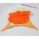 Doudou Marionette Frosch orange LAPTITEGRENOUILLE.COM
