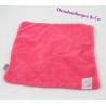 Orso di DouDou quadrato rosa in tessuto stampato tartaruga e bolle 23cm (senza marchio)