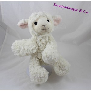 Doudou mouton MONOPRIX Dream International peluche douce 22 cm