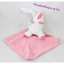 Doudou conejo bebé NAT' estrellas rosa glow luminiscente de pañuelo en el oscuro 30 cm