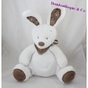 Pañuelo blanco peluche conejo de SIMBA juguetes BENELUX Brown sentada 30 cm