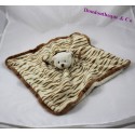 Bear che piatto Doudou BUKOWSKI travestito da tigre strisce beige Brown 33 cm
