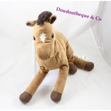 Cavallo peluche IKEA Okenlopare Brown stelle 34 cm bianco