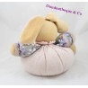 Doudou Kaninchen KALOO Rosa Khaki böhmischen Gründen blumige 25 cm