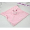 Doudou rabbit flat PRIMARK pink embroidered flower Baby Comforter
