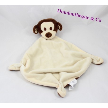 BABOU Monkey Flache Decke beige braun diamond 3 Knoten 40 cm BABOU Monkey Flache Decke beige braun diamond 3 Knoten 40 cm