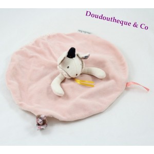 Doudou flat mouse MOULIN ROTY there once was a round pink fairy