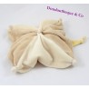 Doudou flat Bunny BLANKIE and company Douvelours yellow PEAR