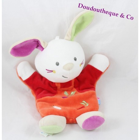 Doudou Kaninchen rot orange Zucker Birne Karotte Rettich