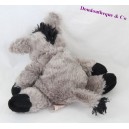 Doudou Ane Geschichte Bär graue Haare lang 16 cm