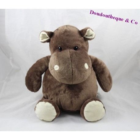 Nilpferdchen Geschichte von braunen Bären sitzt 25 cm Nilpferdchen Geschichte von braunen Bären sitzt 25 cm