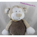 Plush monkey NOUKIE Bono's Bill and Bono brown beige monkey 30 cm