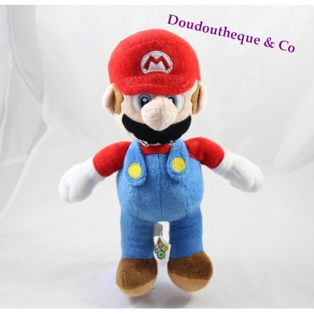 Peluche Mario NINTENDO casquette rouge salopette bleue Super Mario 28 cm