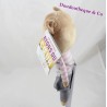 Doudou chat MONOPRIX fille jupe grise t-shirt rayé 28 cm