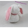 DouDou coniglio piselli di bambino sciarpa rosa bianco TEX bianco 15cm