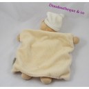 Blanket puppet bear KALOO leaf Pure beige 26 cm