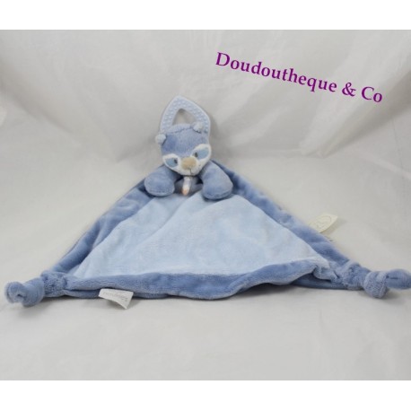 Doudou flachen William NOUKIE Waschbär William und Henry blaue Dreieck Doudou flachen William NOUKIE Waschbär William und Henry blaue Dreieck