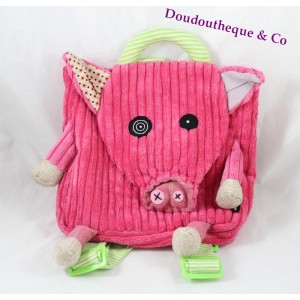 LES DEGLINGOS Jambonos pig pig backpack pink 30 cm