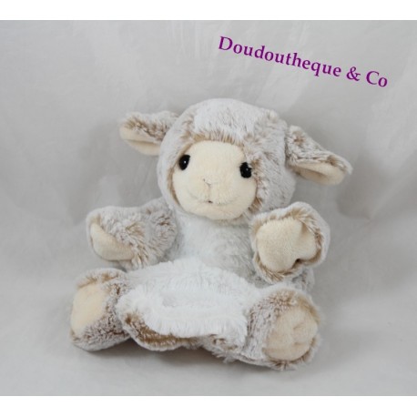 Pecore di DouDou marionetta RODADOU RODA bianco beige capelli lungo 23 cm