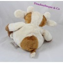 Doudou cow story beige brown bear 25 cm