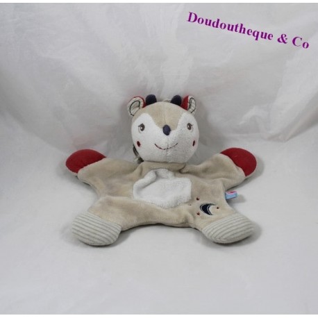 Doudou Maus Candy CANE star grau gelb orange 20 cm Doudou Maus Candy CANE star grau gelb orange 20 cm