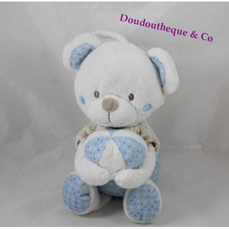 Plüsch musikalische Wörter Kinder Ball blau Eisbär 25 cm beige Plüsch musikalische Wörter Kinder Ball blau Eisbär 25 cm beige