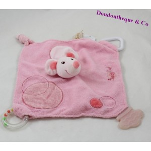 Mouse di Doudou piatto attività bambino NAT' rosa 24cm intorno ai modelli
