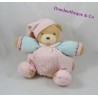 Bären Doudou KALOO Liliblue Herz blau rosa Fettsäuren Arme 20 cm