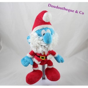 Peluche le Grand Schtroumpfs PUPPY Père Noël Peyo Smurfs 25 cm