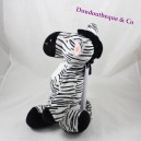 Peluche Zebra nera bianco a righe NICOTOY 40 cm