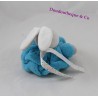 Mini Doudou Kaninchen KALOO blue Atoll Neon Feder Befestigung Nippel 18 cm