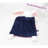 Doudou flat rabbit children's words blue red tiny Kiss 29 cm