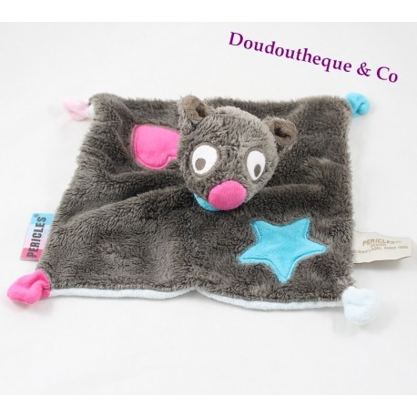 Doudou flachen Berry Hund Perikles Wald Herz rosa Blue Star